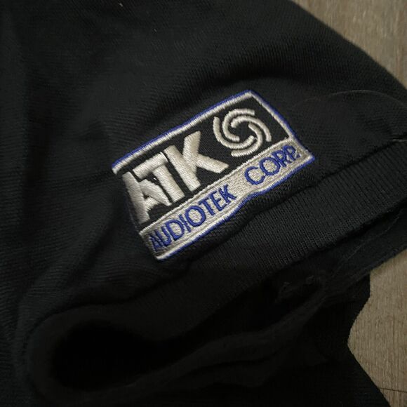 Vintage 1999 Outer Banks Super Bowl XXXIII Polo Shirt Mens XL Black 90's NFL - Picture 7 of 9